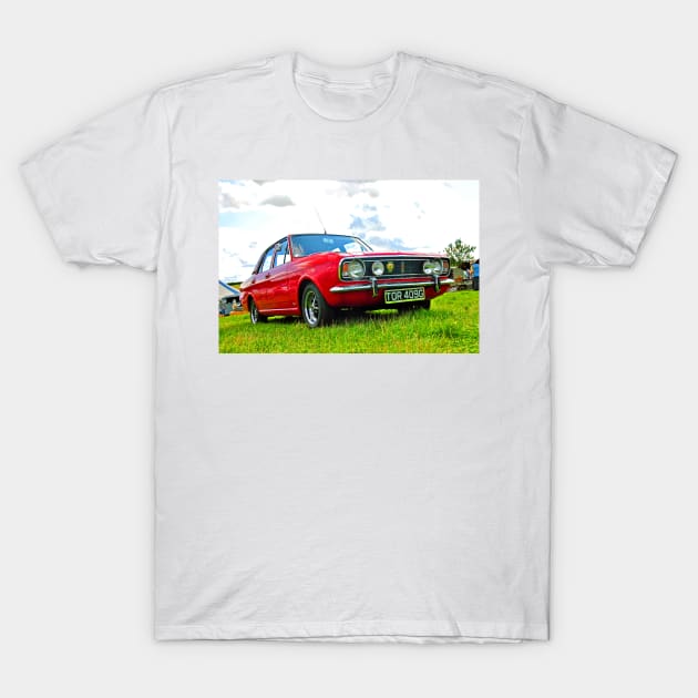 Ford Cortina MK 2 T-Shirt by AndyEvansPhotos